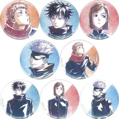 【中古】バッジ・ビンズ 全8種セット 「TVアニメ 呪術廻戦 Ani-Art POP UP SHOP in マルイ トレーディング Ani-Art 第8弾 マット缶バッジ」