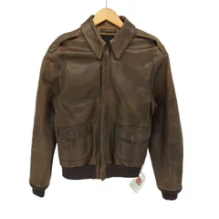 Dai様、専用　アヴィレックス 羊革 A-2 フライトジャケット 焦茶　L Dai様、専用 アヴィレックス 羊革 A-2 フライトジャケット 焦茶 L