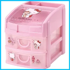 【在庫セール】スケーター(Skater) ミニ チェスト 小物入れ 収納ケース 収納ボックス ハローキティ ふんわりロマン サンリオ 15×19×高さ16.5cm CHE3N-A