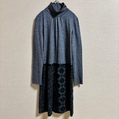 K・T KIYOKO TAKASE キヨコタカセ ワンピース ウール 長袖 グレー シンプル
