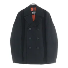 MICHAEL KORS (マイケルコース) WOOL COAT ウール イカリボタン ダブル ピーコート ブラック 145105