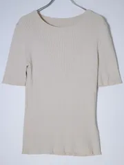 Deuxieme Classeドゥーズィエムクラス コットンリブクルーネックプルオーバー【フリー】【LTSA64369】