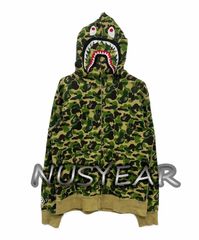 A Bathing Ape 迷彩シャークパーカー M - メルカリ