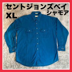 セントジョンズベイ　シャモア　クロス　XL LL 90s 長袖　シャツ　ボタンシャツ　ボタンダウンシャツ　メンズ　コットン