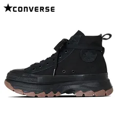 コンバース CONVERSE オールスター トレックウエーブ ＢＴ ＨＩ スニーカー レディース ブラック 31313171 ALL STAR TREKWAVE BT HI BLACK 厚底のサムネイル