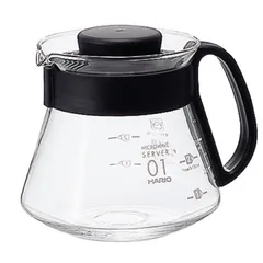 【迅速発送】HARIO (ハリオ) V60 レンジサーバー 360ml 1~3杯用 ブラック コーヒー ハンドドリップ 耐熱ガラス 日本製 XVD-36B
