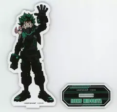 【中古】アクリルスタンド・アクリルパネル 緑谷出久＆ピノ BIGアクリルスタンド 「僕のヒーローアカデミア THE MOVIE ワールド ヒーローズ ミッション×NO ANIME.NO LIFE. TOWER RECORDS CAFE」