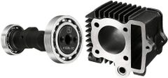 キタコ(KITACO) SPLハイカムシャフト モンキー(MONKEY)/ゴリラシリンダーヘッド & LIGHT ボアアップキット 75cc ブラックシリンダー モンキー(MONKEY)等 【セット買い】