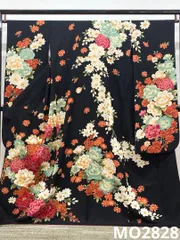 振袖 豪華 銀通し 金彩 身丈166cm パールトーン加工済 ゆったり身幅 MO2828