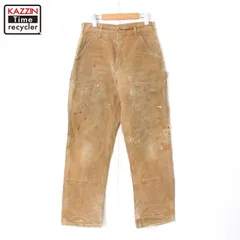 Carhartt USA製W30ダックダブルニーペインターパンツ フェード古着 古着 カーハート Carhartt Loose Fit ダブルニー ダック