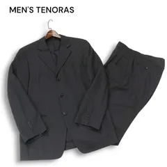 美品■MEN'S TENORAS スリーピース　セットアップスーツ　グレー 良品 MEN'S TENORAS メンズティノラス スーツ 3ピース