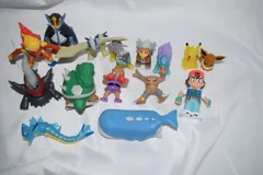ポケモン ソフビ人形 15体 まとめ売り ソフビ  ポケモンキッズ DX ソフビ人形 フィギュア ポケットモンスター 指人形 サワムラー エビワラー ギャラドス サトシ ピカチュウ イーブイ ゴウカザル etc