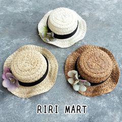 受注生産 オビツ11サイズ カンカン帽 あまむす ねんどろいどどーる等に 受注生産 オビツ11サイズ カンカン帽 あまむす ねんどろいどどーる等に