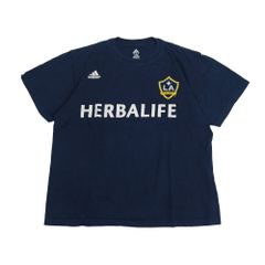 adidas アディダス LAギャラクシー BECKHAM 23 半袖Tシャツ ネイビー XL B202507