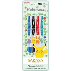 포켓 몬스터 사라사 클립 4 색 세트 0.4mm B 860358