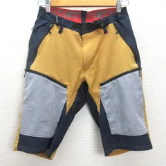 G■フィールドコア/FieldCore ワークマン クレイジーパターン ハーフクライミングパンツ/CH003【M】マルチカラー/men's/73【中古】■