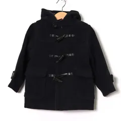 グローバルワーク ダッフルコートアウター キッズ 男の子用 Sサイズ ブラック GLOBAL WORK 【中古】のサムネイル