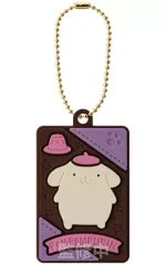 【中古】食玩 キーホルダー 5.ポムポムプリン 「サンリオキャラクターズ キャラパキ ラバマスつきVer.」