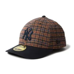 [即納]NEWERA ニューエラ LP 59FIFTY MLB Plaid Flannel フランネル チェック ニューヨーク・ヤンキース ブラウン ネイビー  メンズ 男性 帽子 ハット 小物 国内正規品 正規取扱店 NEW ERA  プレゼント ギフト