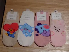 韓国限定BT21靴下4足セット ②