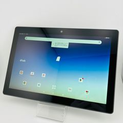 【美品】バッテリー良好 dtab d-51c 64GB グレー SIMフリー(simロック解除済) 白ロム 中古 本体 動作確認済  【最短送料無料】 M-013