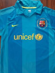 NIKE ナイキ 2007-08 スペイン バルセロナ サード ユニフォーム 青 M