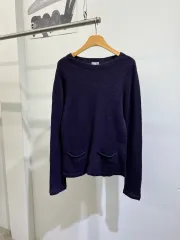 MARGARET HOWELL(マーガレットハウエル) ウール カシミヤ ブレンド セーター ( Made in Japan )