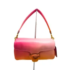 【中古】COACH コーチ ピロータビーショルダー 2WAYバッグ26ピンク オレンジ グラデーション 未使用品 ハンドバッグ レディース A2503424【無料ギフトラッピング承ります】