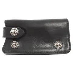 CHROME HEARTS (クロムハーツ) KEY CASE キーケース クロスボールボタンレザーキーケース キーケース ブラックのサムネイル