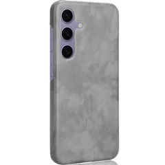 Galaxy S24 ケース SC-51E SCG25 レザー ハード ケース 【Color】グレー