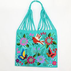 メキシコ シナカンタン 刺繍ハンモックバック 56 ハンドメイド トートバッグ