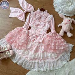 アンドロミオ ロリィタ ジャンスカ ピンク フリル JSK ロリータ