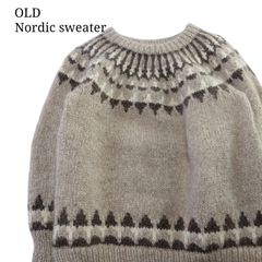 【ふんわり】古着 ノルディックセーター ウール ヴィンテージ ヨーロッパ古着