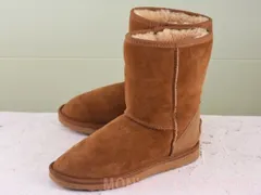 MH1091 オーストラリア製 BONDI UGG ビンテージ ムートンブーツ 茶 レディース 24cm