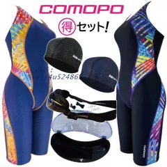 競泳 競泳水着レディース 競泳水着 ミラーゴーグル スイムキャップ お得セット   vii4u524867