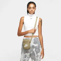 ナイキ ショルダーバッグ 1L NIKE ヘリテージ クロスボディバッグ スモール 鞄 斜め掛け ミニバッグ スポーツバッグ 男女兼用  ポシェット ベージュ/BA5871-297