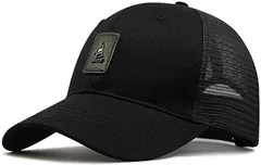 UVERONE キャップ 帽子 メンズ 深め 特大 61～66cm メッシュ61-66(ブラック/メッシュ,  61－66)