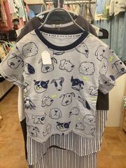 犬柄キッズTシャツ【120.130】半袖