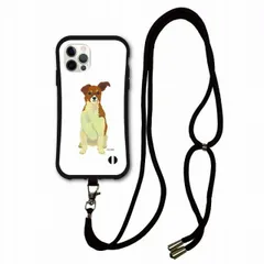 [iPhone11 Pro Max] スマホショルダー付 アニマル柄 iPhoneSE 第3世代 第2世代 i-coronケース アイフォン 15 Pro Plus Pro Max 14 13 スマホケース カバー 肩掛け 斜め掛け ジャックラッセルテリア 犬