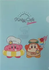 【中古】クリアファイル カービィ＆ワドルディ(てんいんさん) A4クリアファイル 「星のカービィ カービィカフェ Summer 2019」