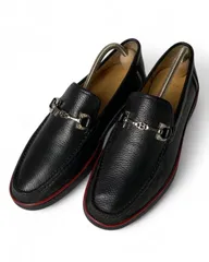 【BALLY バリー】ビットローファー 革靴 黒 EU36 極美品 BALLY NEW MANOELA / バリー 牛革 カーフ ブラック 黒 ビット