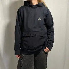 00年代 adidas アディダス ジャージパーカー ドラポケ レディースM相当 メンズS相当 【SS2506】