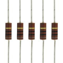 抵抗 Resistors - 0.5 Watt, Carbon Composition, 8.2 MΩ (20)