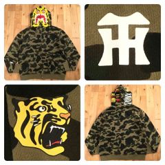 【再値下げ❗️】a bathing ape 阪神タイガース コラボパーカー 再値下げ❗️】a bathing ape 阪神タイガース コラボパーカー A