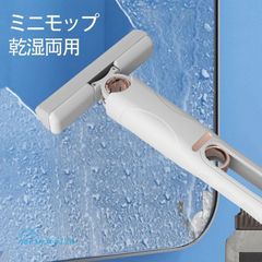最安挑戦 多機能ミニモップ 携帯用 ヘッド4個付き ハンズフリーモップ 雑巾 自動脱水 手洗い不要 スペース節約 バスルーム 掃除用 母の日 洗浄便利 乾湿両用 nee3w565116