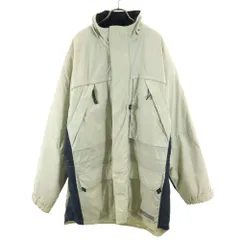 オールドネイビー オールド 中綿ジャケット L ベージュ OLD NAVY 裏フリース メンズ