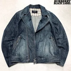 2025年最新】burberry black label デニム ライダースの人気アイテム