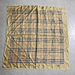 ★burberry バーバリー ノバチェック シルク スカーフ