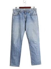 【お得なクーポン配布中!】 80s USA製 リーバイス 505 デニム パンツ 実寸 35 31 / 古着 ヴィンテージ スリム テーパード ジーンズ ジーパン アタリ 5ポケット 赤タブ