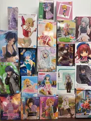 未開封　美少女　プライズ　フィギュア　まとめ　計22点　BANDAI　SEGA　TAITO　KONAMI　エルココ (ME27-2527)